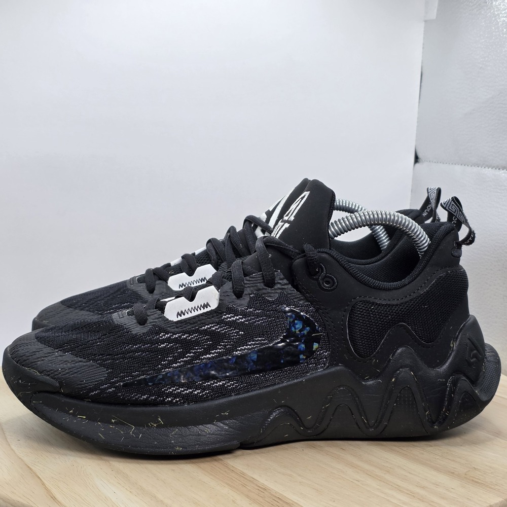 Mens Size 8.5 - Nike Giannis Immortality 2 Holographic Black Sneakers DM0825-002